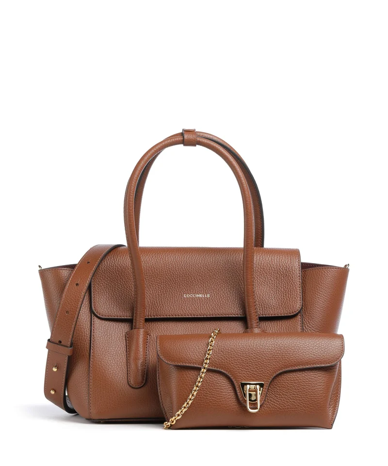 Coccinelle Beat Double Sac à main cognac