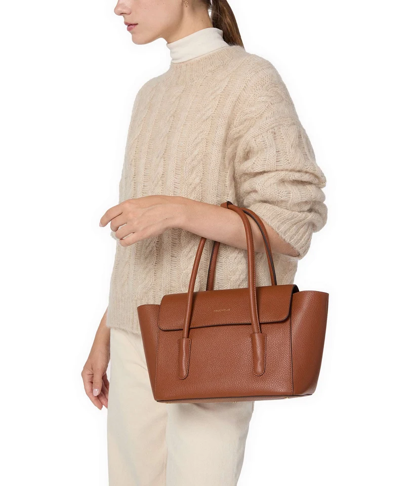 Coccinelle Beat Double Sac à main cognac
