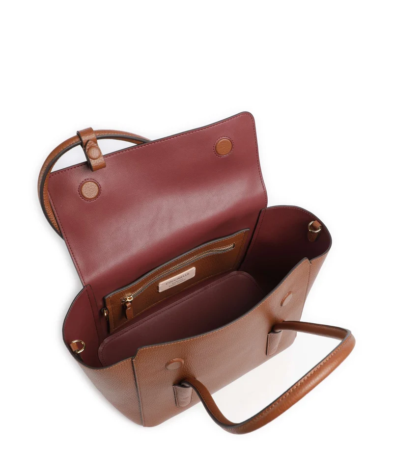 Coccinelle Beat Double Sac à main cognac