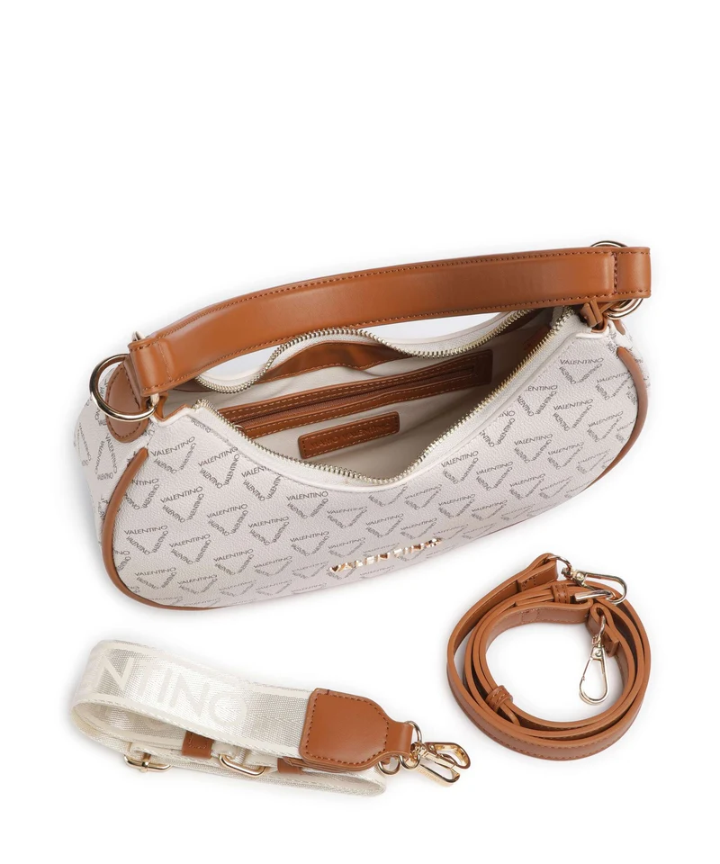 Valentino Bags Shelby Sac porté épaule bianco/cuoio
