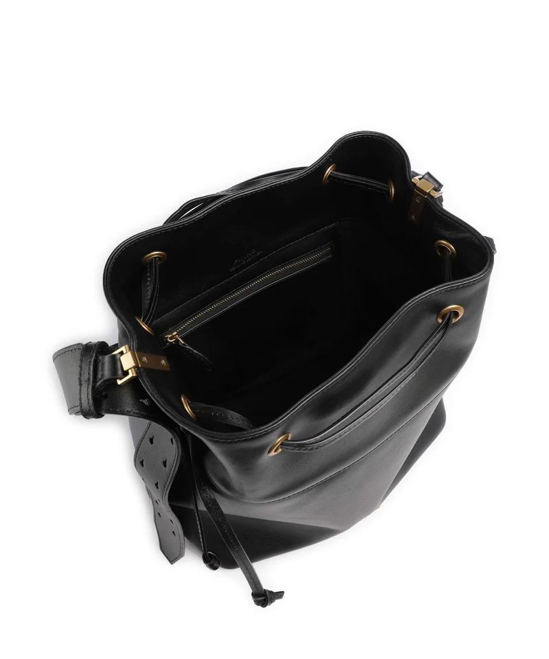 Pinko Secchiello Classic Sac seau nero/antique gold