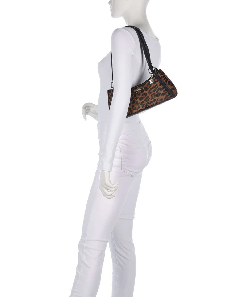Guess Domitilla Sac porté épaule leopard