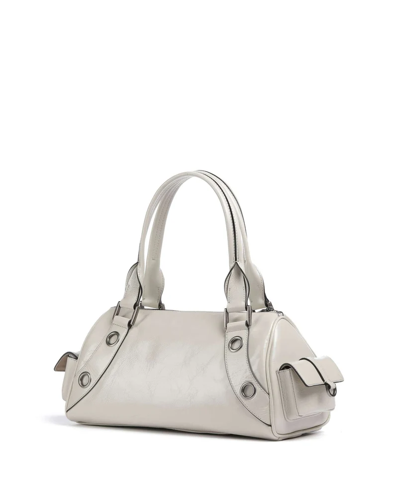 Liebeskind Nika Lack Distressed M Sac porté épaule milk