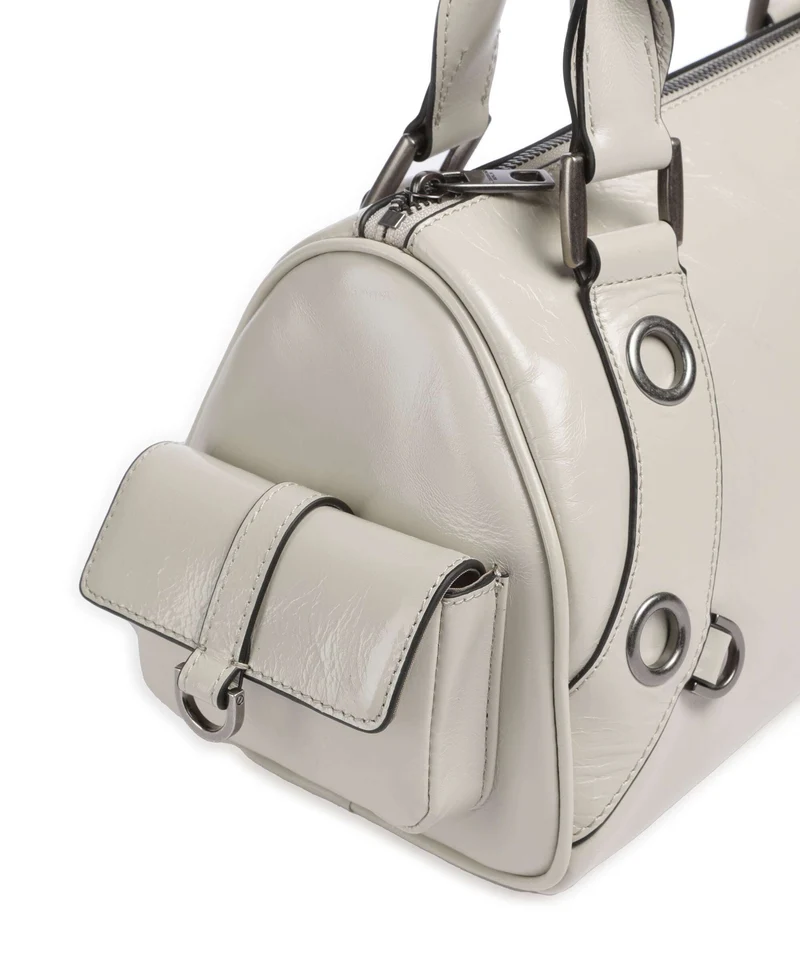 Liebeskind Nika Lack Distressed M Sac porté épaule milk