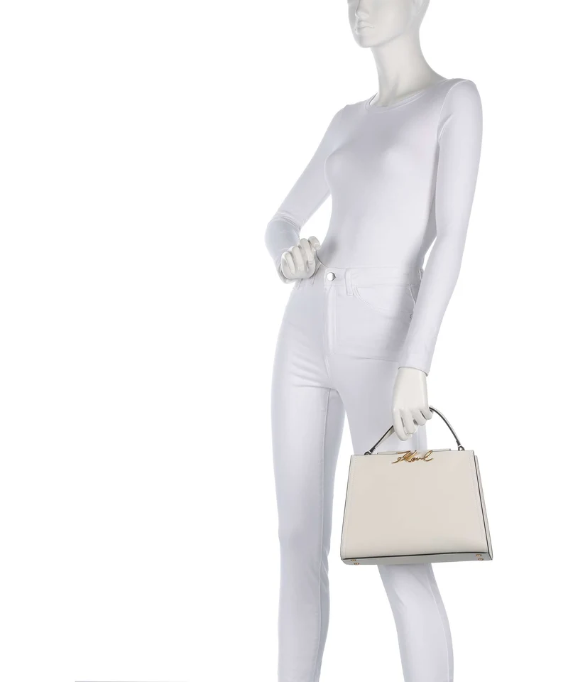 Karl Lagerfeld K/Signature Medium Sac à main off white