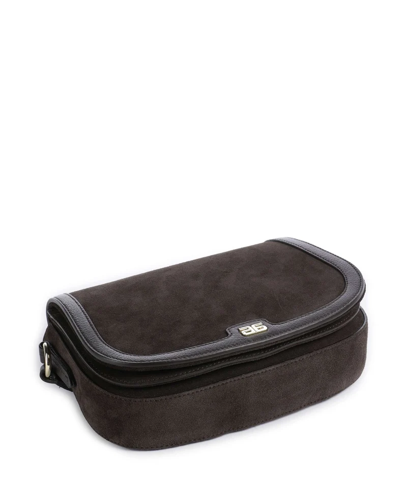 Abro Suede Rosalia Sac bandoulière dark brown