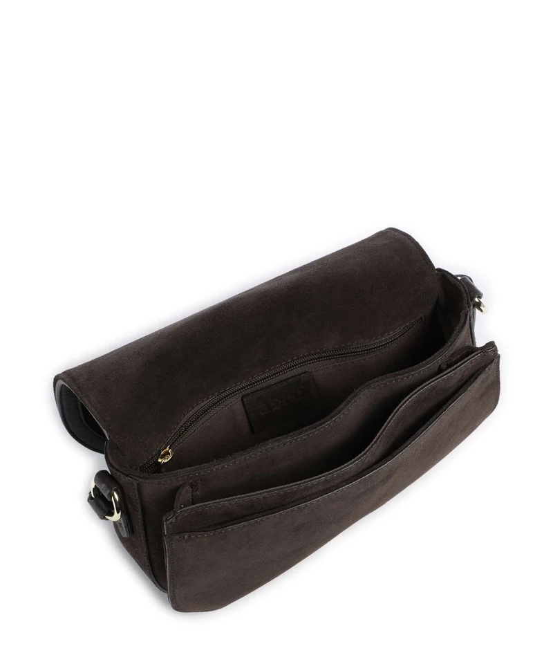 Abro Suede Rosalia Sac bandoulière dark brown