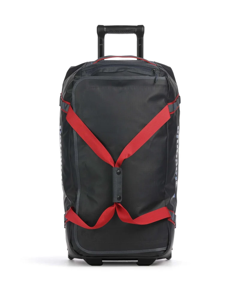 Patagonia Black Hole 70 Sac de voyage à roulettes smolder blue w/amanita red
