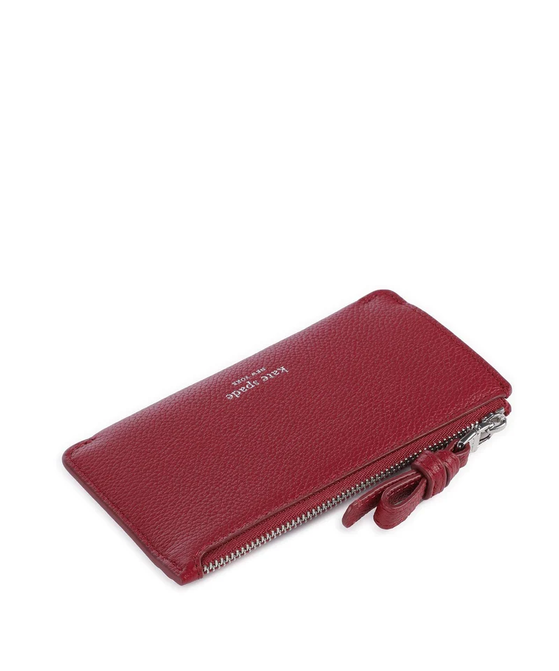 Kate Spade New York Loop Étui à cartes crédit red jam