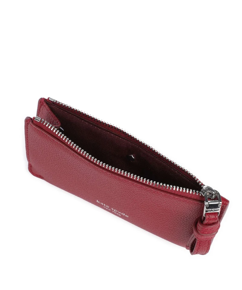 Kate Spade New York Loop Étui à cartes crédit red jam