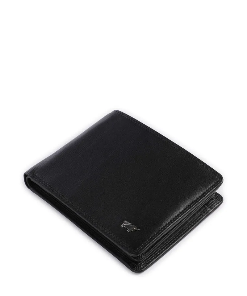 Braun Büffel Golf Portefeuille schwarz