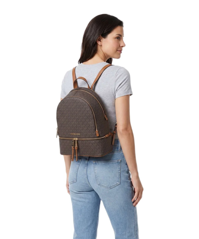 Michael Kors Rhea Zip Sac à dos brown