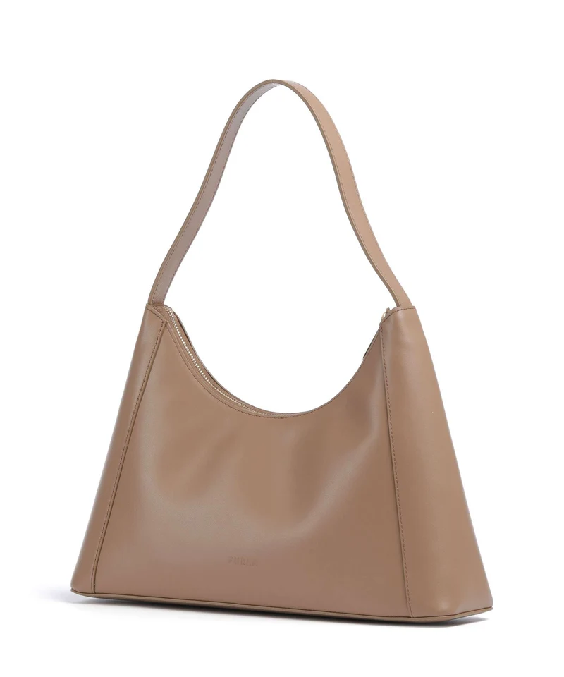 Furla Diamante S Sac porté épaule toffee