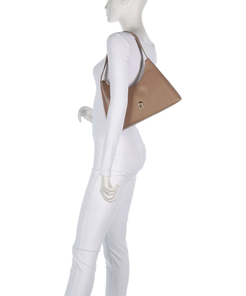 Furla Diamante S Sac porté épaule toffee