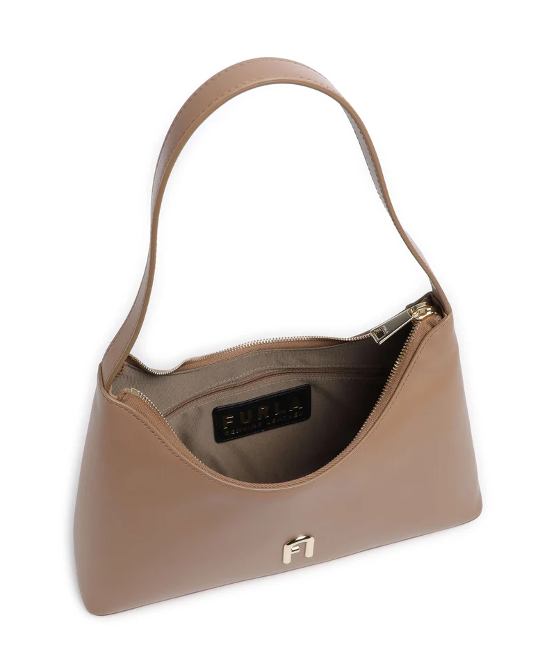 Furla Diamante S Sac porté épaule toffee