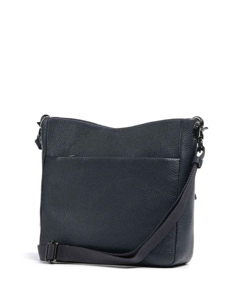 Mandarina Duck Mellow Leather Sac bandoulière dress blue