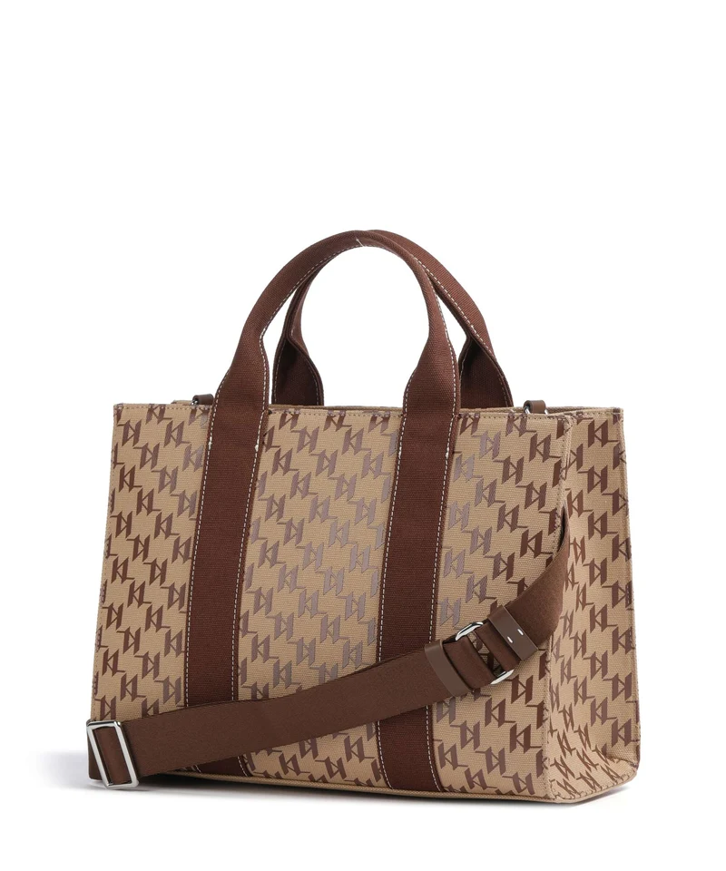 Karl Lagerfeld K/Rue St Guillaume Monogram Medium Sac à main monogram nougat brown