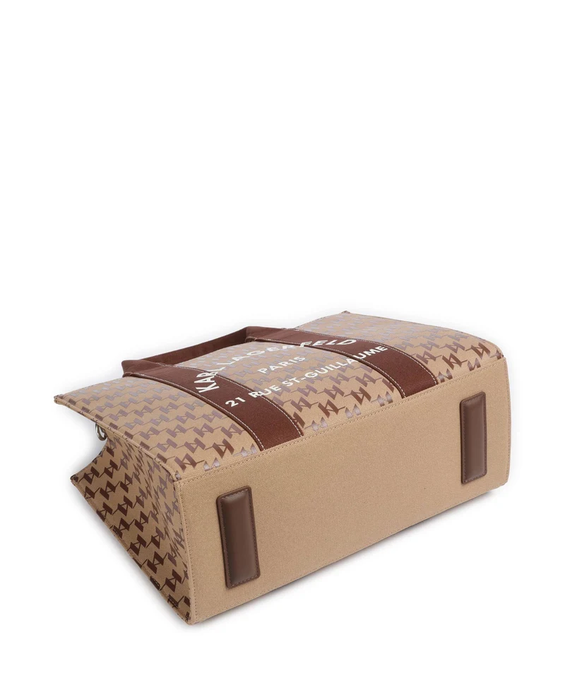 Karl Lagerfeld K/Rue St Guillaume Monogram Medium Sac à main monogram nougat brown