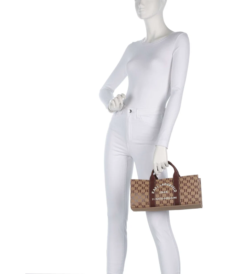 Karl Lagerfeld K/Rue St Guillaume Monogram Sac à main monogram nougat brown