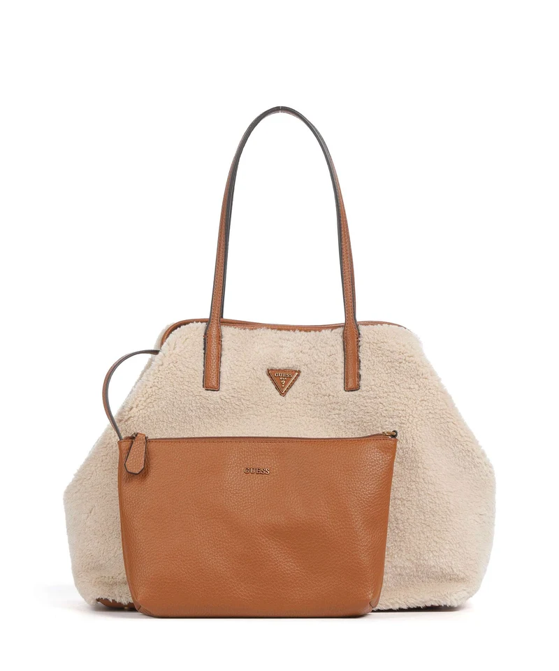 Guess Victtoria Large Cabas natural/cognac