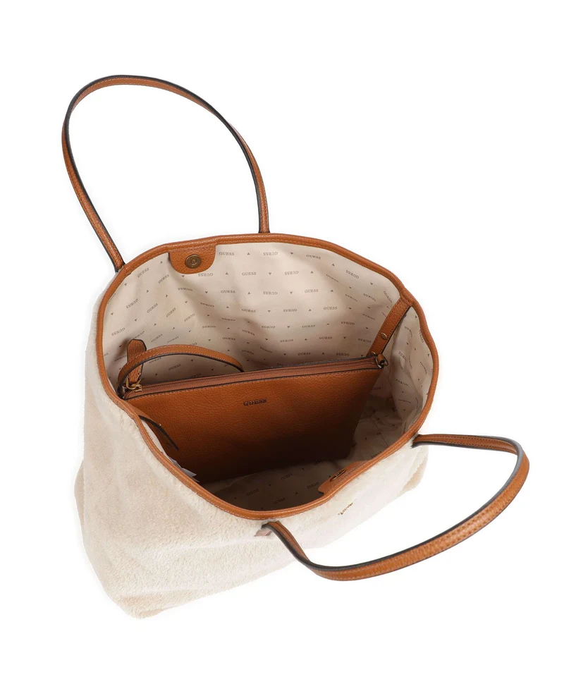 Guess Victtoria Large Cabas natural/cognac