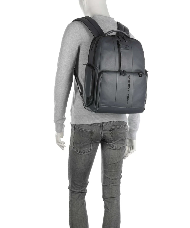Piquadro Urban LED Sac à dos d'ordinateur grigio