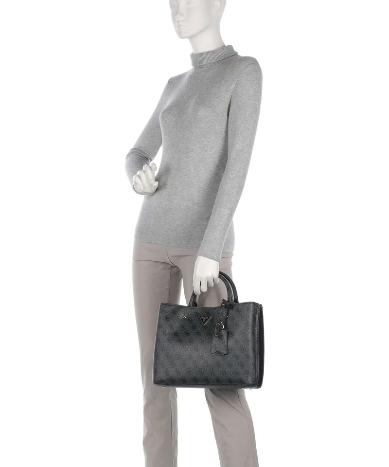 Guess Meridian Sac à main coal logo