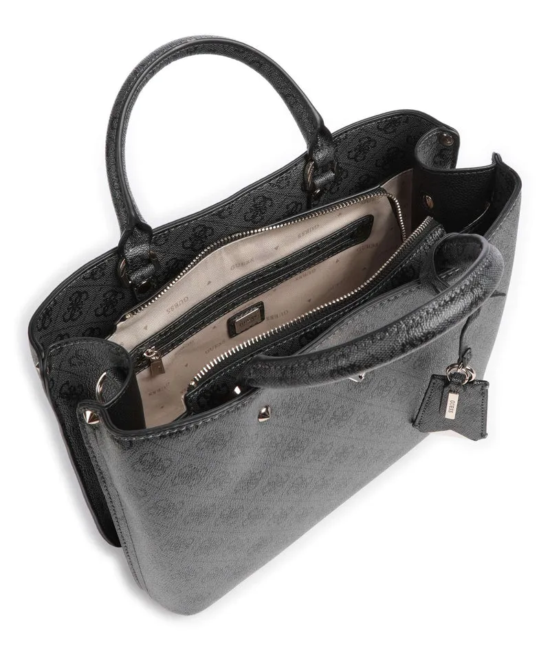 Guess Meridian Sac à main coal logo
