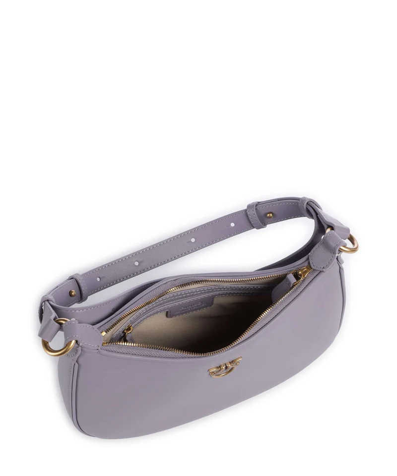 Pinko Half Moon Mini Sac porté épaule cenerre viola/antique gold