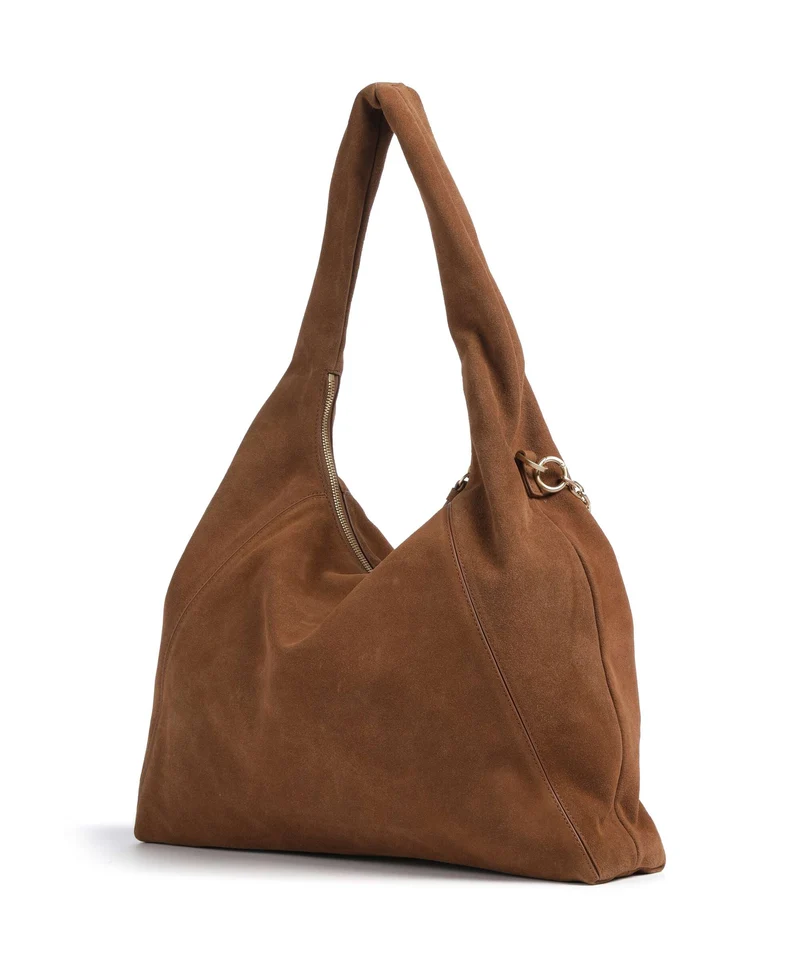 Les Visionnaires Jade Cozy Chain Sac fourre-tout cognac