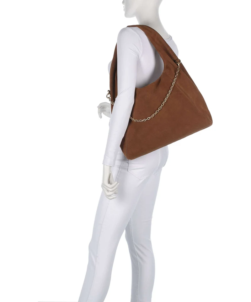 Les Visionnaires Jade Cozy Chain Sac fourre-tout cognac