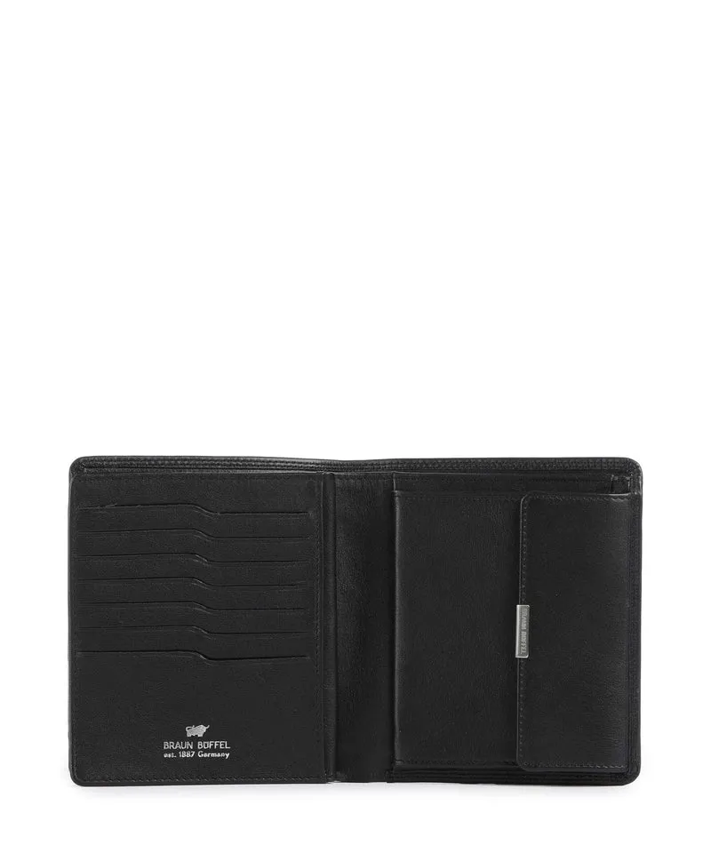 Braun Büffel Golf Portefeuille schwarz