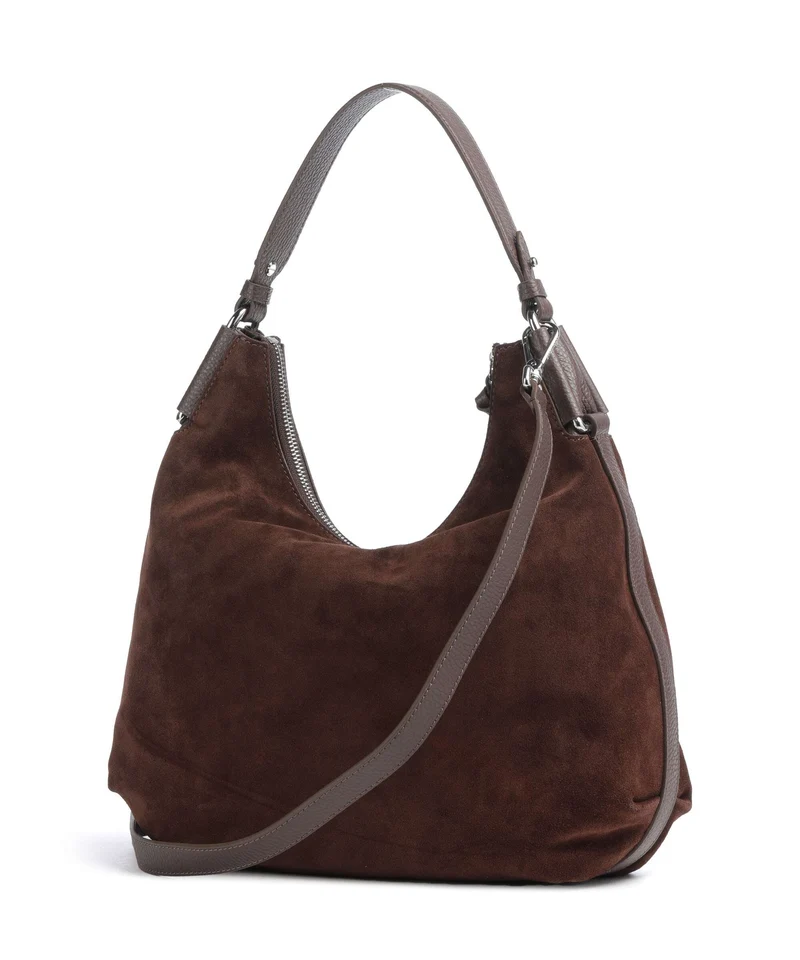 Coccinelle Rebekka Suede Sac fourre-tout brunette