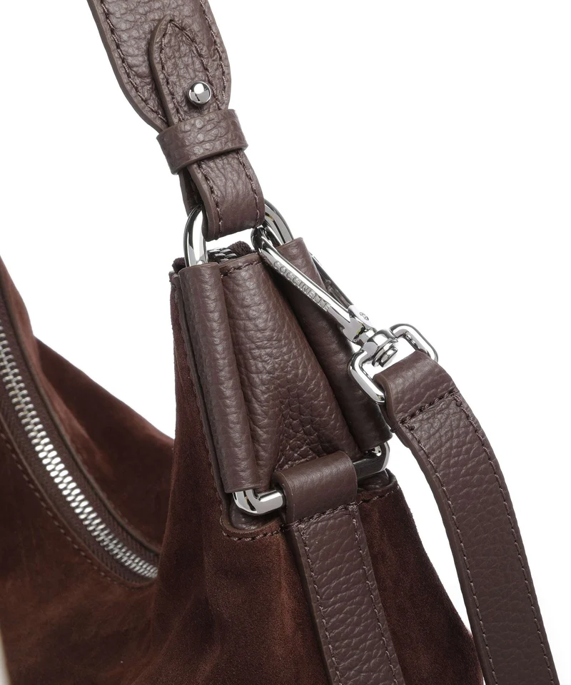 Coccinelle Rebekka Suede Sac fourre-tout brunette