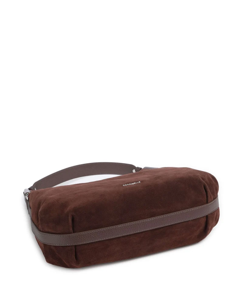 Coccinelle Rebekka Suede Sac fourre-tout brunette