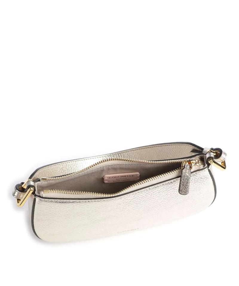 Coccinelle Merveille Sac porté épaule pale gold