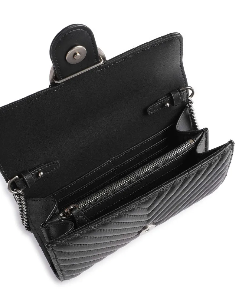 Pinko Love One Portefeuille nero/old silver
