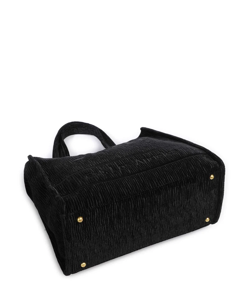 Juicy Couture Iris Crinkled Velvet L Cabas black