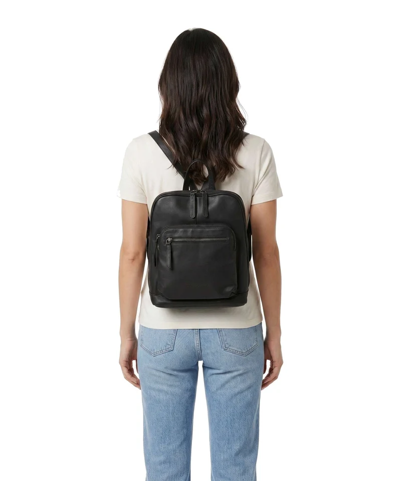 The Chesterfield Brand Wax Pull Up Cow Floran Sac à dos black