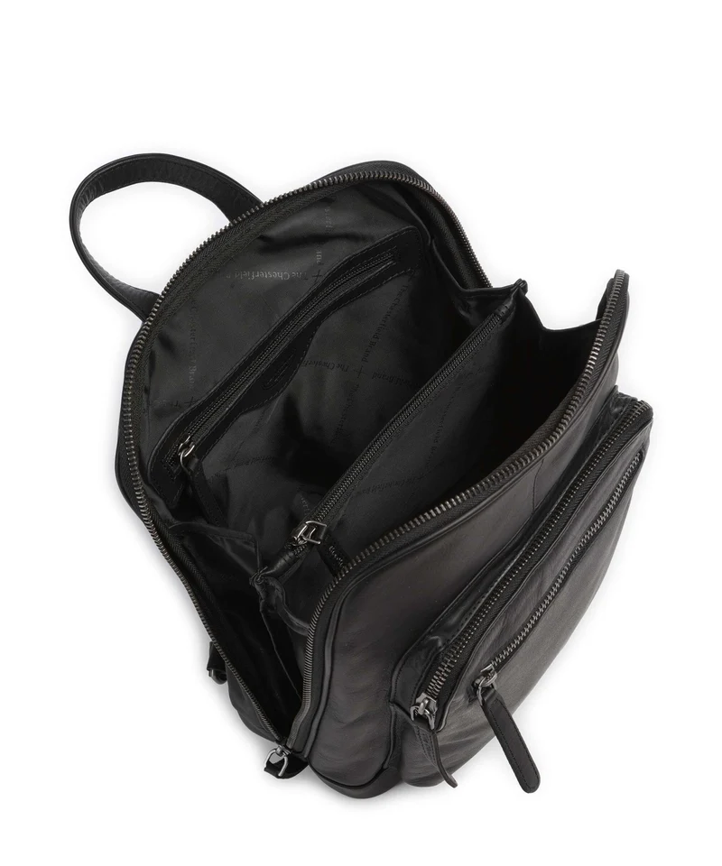The Chesterfield Brand Wax Pull Up Cow Floran Sac à dos black