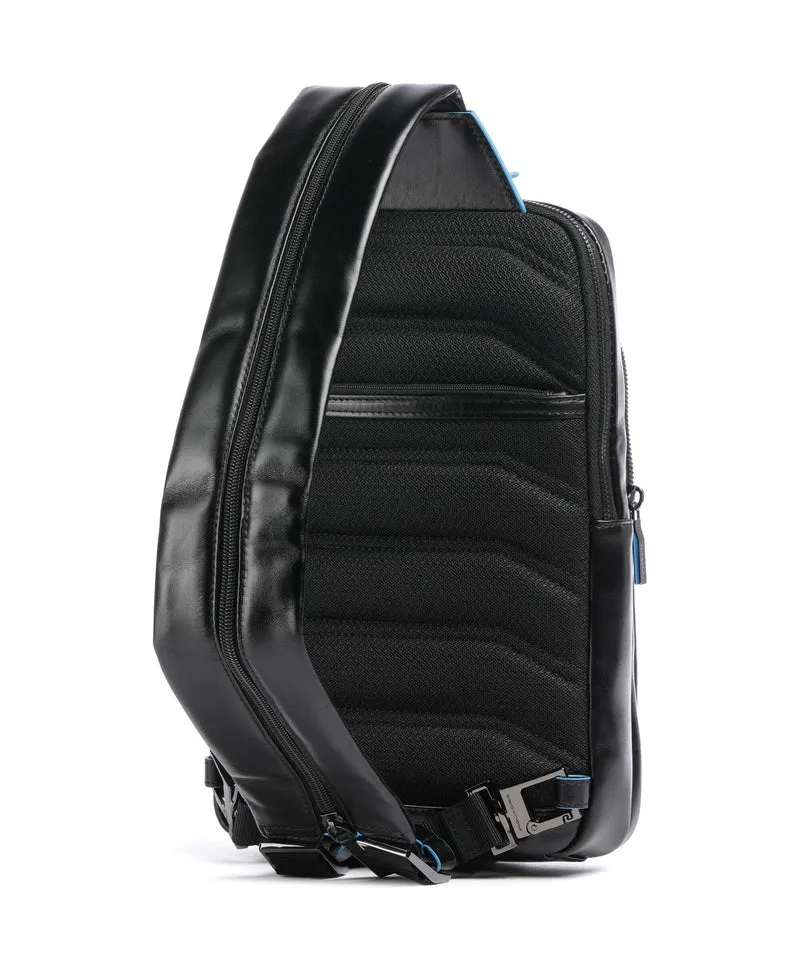 Piquadro Blue Square Sac sling nero