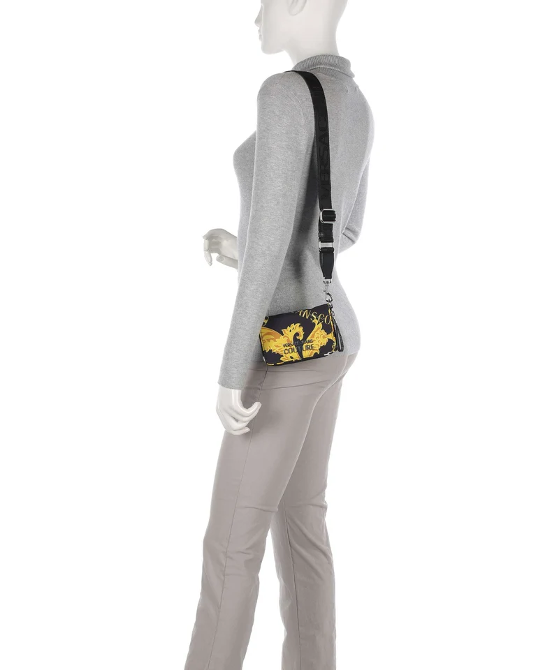 Versace Jeans Couture Sporty Logo Portefeuille black/gold