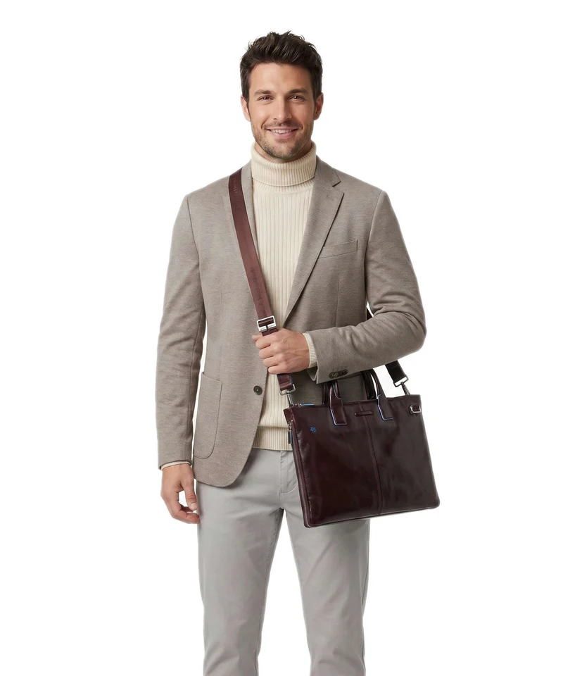 Piquadro Blue Square Porte-document mahogany