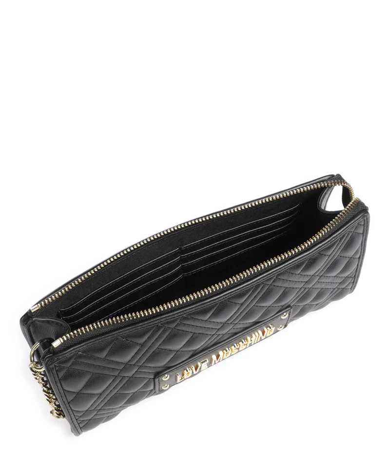 Love Moschino Quilted Sac porté épaule nero