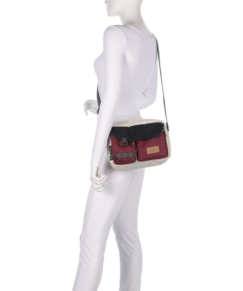 Doughnut Reborn Mission Lite Sac bandoulière stone/wine