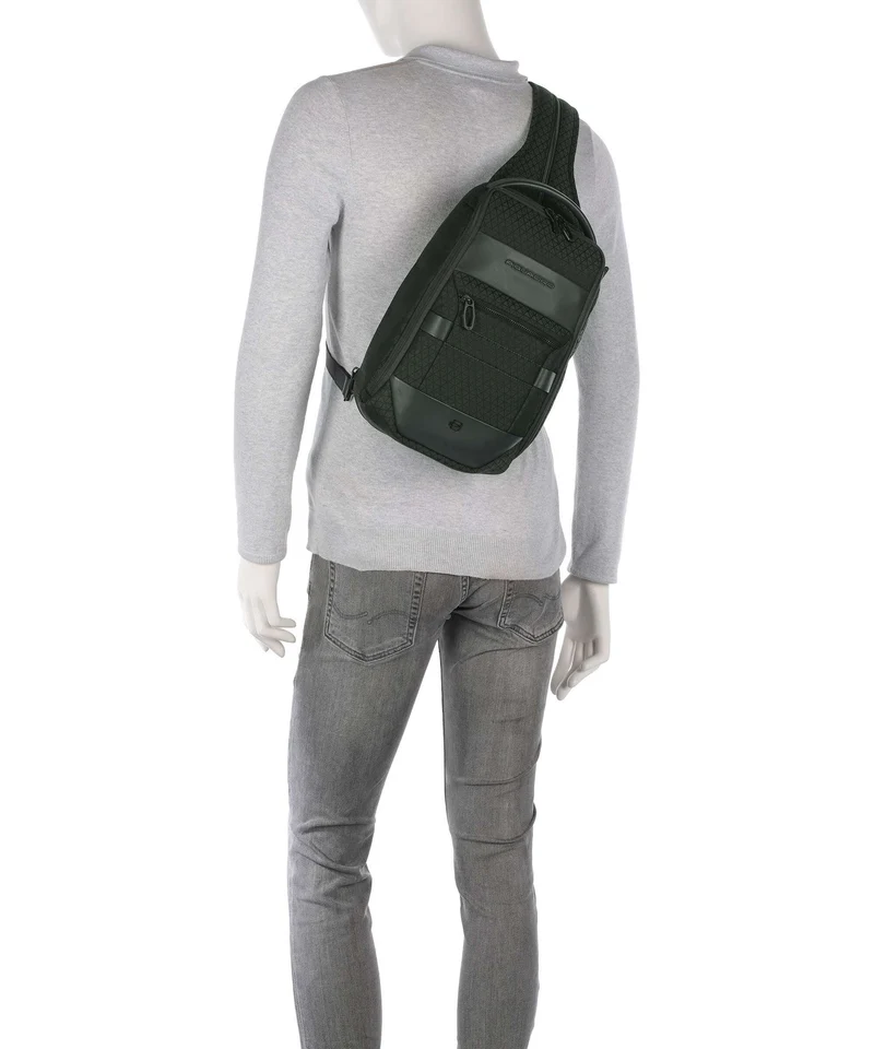 Piquadro W139 Sac sling verde