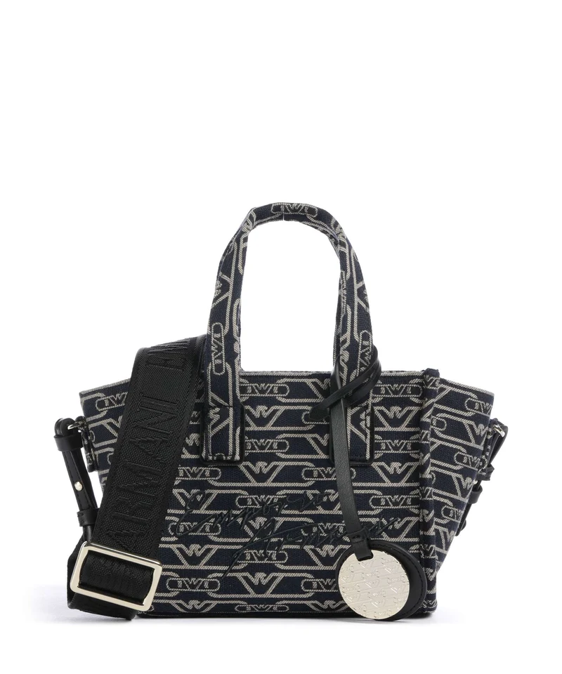 Emporio Armani La Gio Sac bandoulière blu/ecru