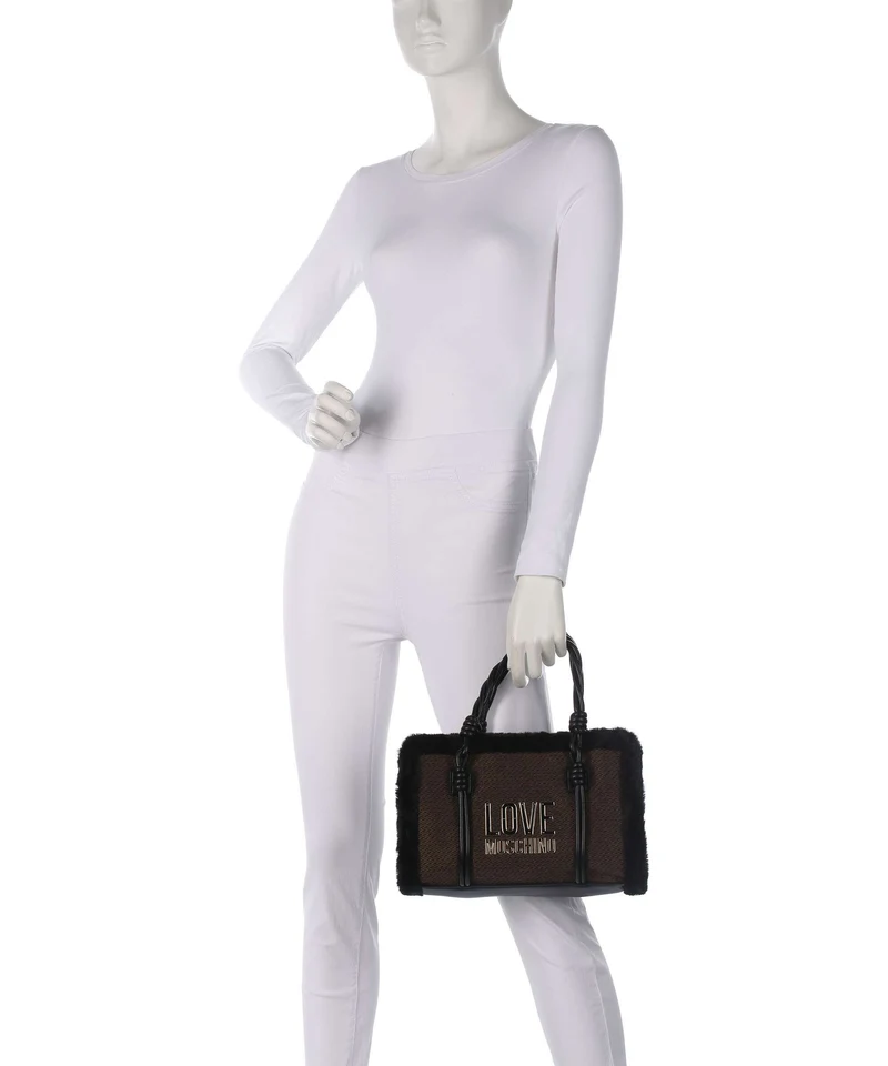 Love Moschino Wintery Sac à main chocolate/black