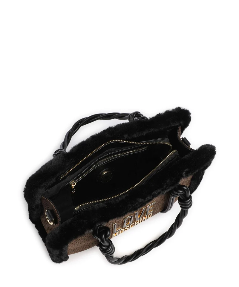 Love Moschino Wintery Sac à main chocolate/black