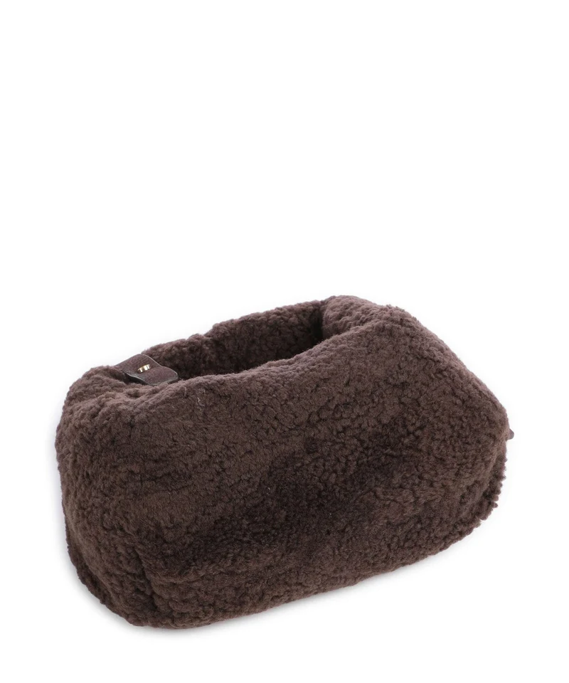 Les Visionnaires Greta Teddy Micro Sac bandoulière pecan